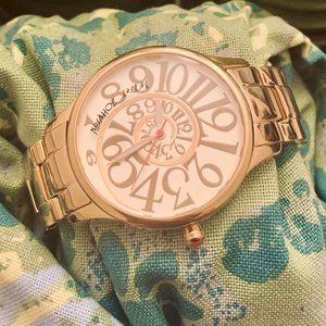 Betsey Johnson Gold Watch